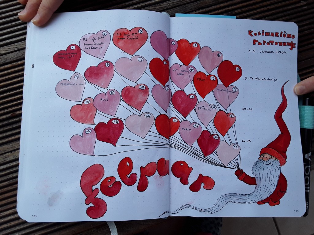Another heart spread - I like the looks but the hearts were too dark for me to quickly read from them - but my eyesight is not my strong point - to say the least;)...